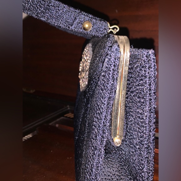 Vintage Jeweled Bouclé Handbag - Picture 2 of 7